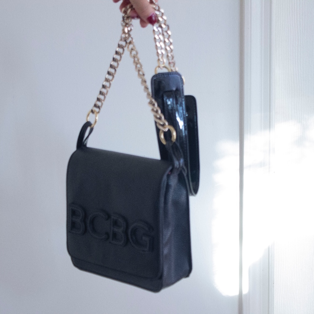 Black BCBG evening purse